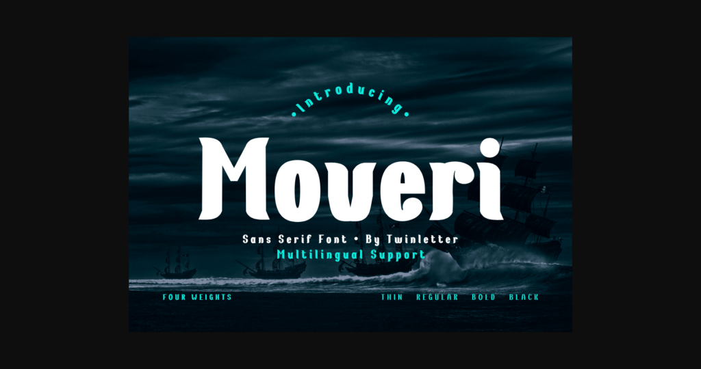 Moveri Font Poster 3