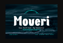 Moveri Font Poster 1