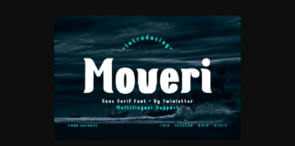 Moveri Font Poster 1