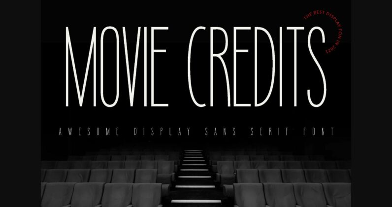 Movie Credits Font Poster 1