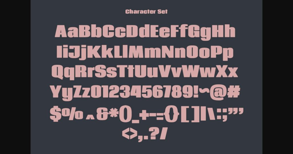 Moxhima Font Poster 8