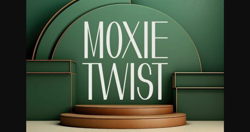 Moxie Twist Font Poster 3