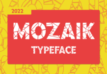 Mozaik Font Poster 1