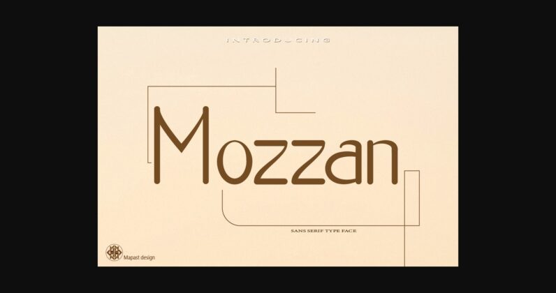 Mozzan Font Poster 3