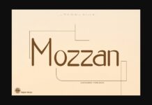 Mozzan Font Poster 1