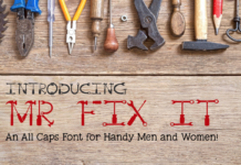 Mr. Fix It Font Poster 1