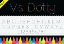 Ms Dotty Font Poster 1