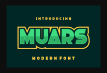 Muars Font Poster 1