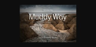 Muddy Way Font Poster 1