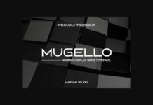 Mugello Font Poster 1