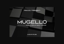 Mugello Font Poster 1