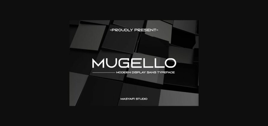 Mugello Font Poster 1