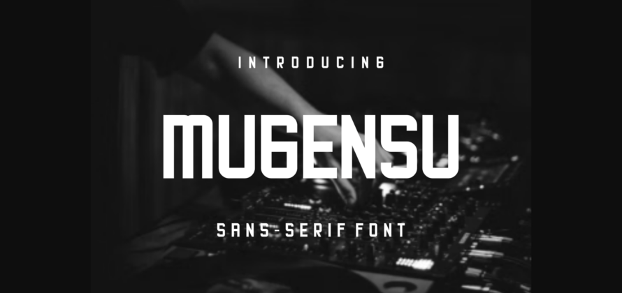 Mugensu Font Poster 3