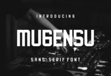 Mugensu Font Poster 1