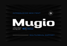 Mugio Font Poster 1