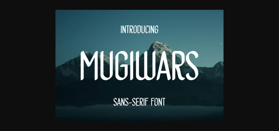 Mugiwars Font Poster 3