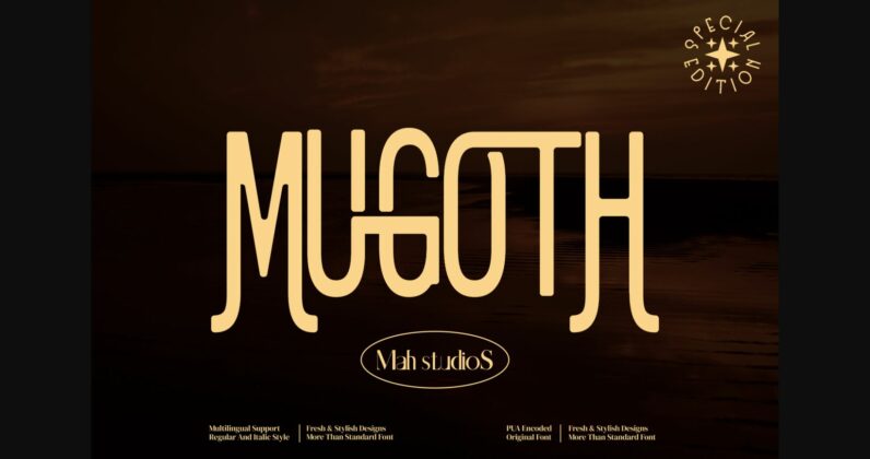 Mugoth Font Poster 3
