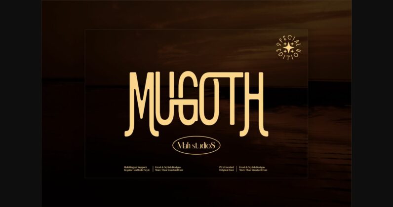 Mugoth Font Poster 7