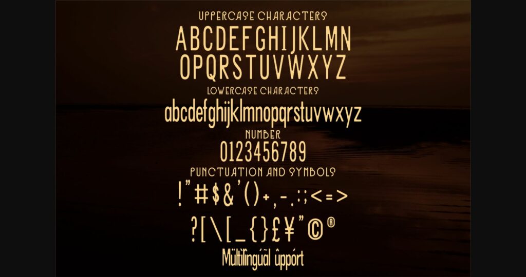 Mugoth Font Poster 8