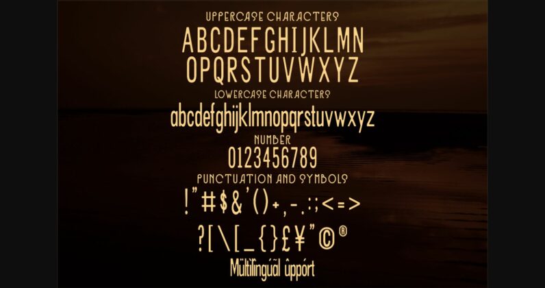 Mugoth Font Poster 8