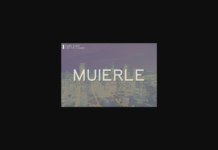 Muierle Font Poster 1