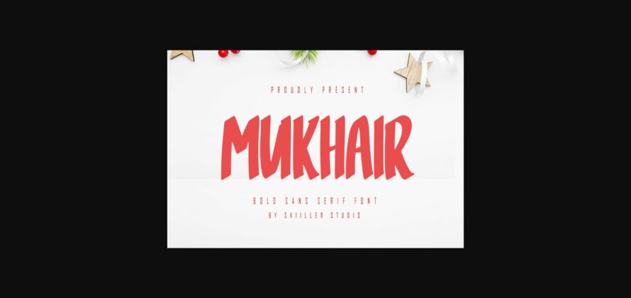 Mukhair Font Poster 3