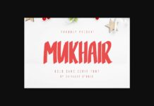 Mukhair Font Poster 1