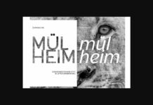 Mulheim Font Poster 1