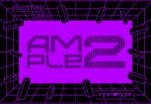 MultiType Lines Ample 2 Font MultiType Lines Ample 2 Font Poster 1