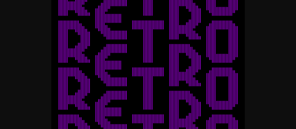 MultiType Lines Regular 2 Font Poster 9