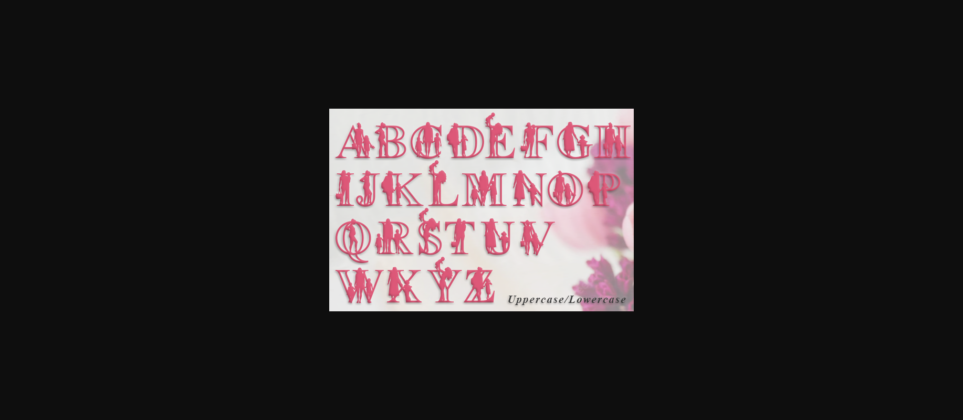 Mum Monogram Font Poster 7