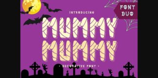 Mummy Font Poster 1