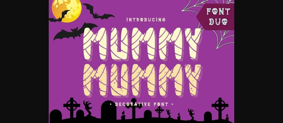 Mummy Font Poster 1