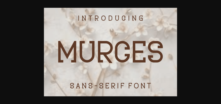 Murces Font Poster 3