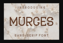 Murces Font Poster 1