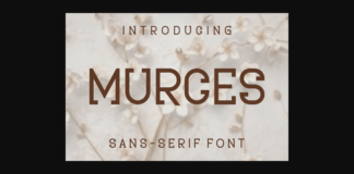 Murces Font Poster 1