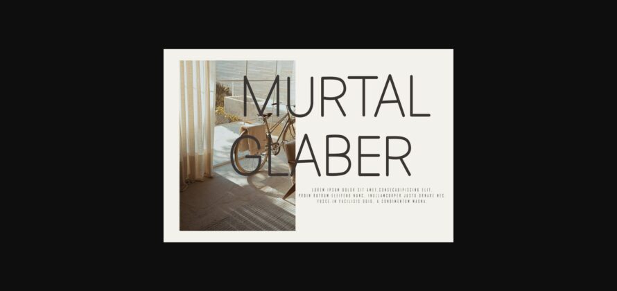 Murtal Font Poster 4