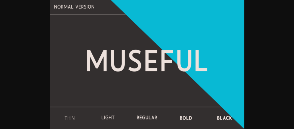 Museful Font Poster 3