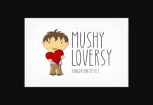 Mushy Loversy Font Poster 1
