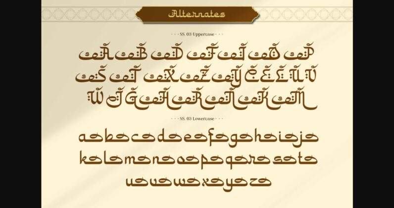 Mushym Arabic Typeface Font Poster 10