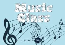 Music Class Font Music Class Font Poster 1