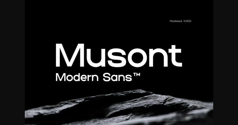 Musont Font Poster 3