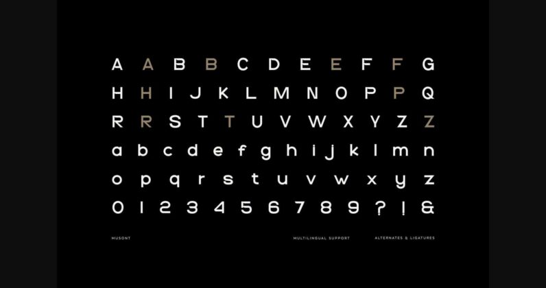 Musont Font Poster 6