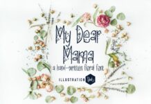 My Dear Mama Font Poster 1