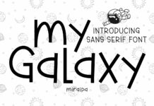 My Galaxy Font Poster 1