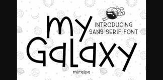 My Galaxy Font Poster 1
