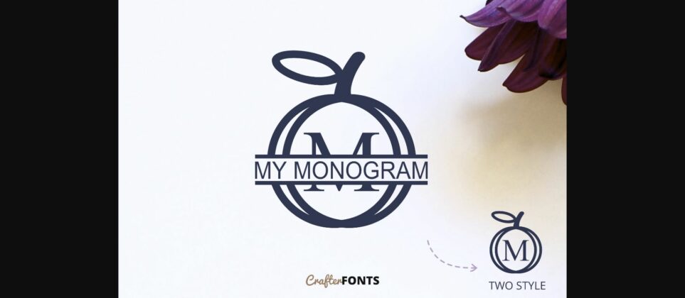 My Monogram Font Poster 3