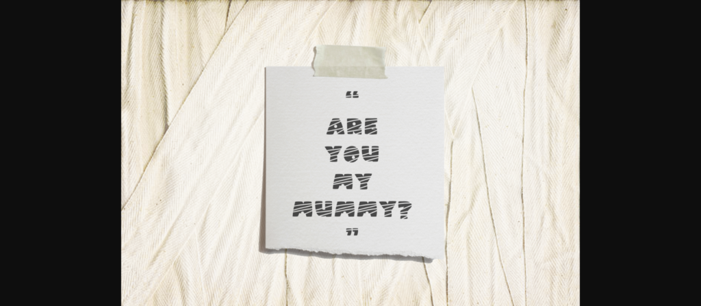 My Mummy Font Poster 4