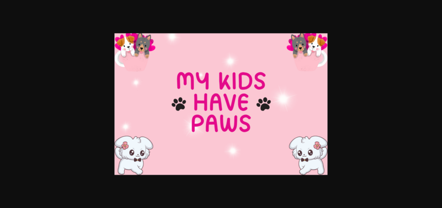 My Paws Font Poster 4