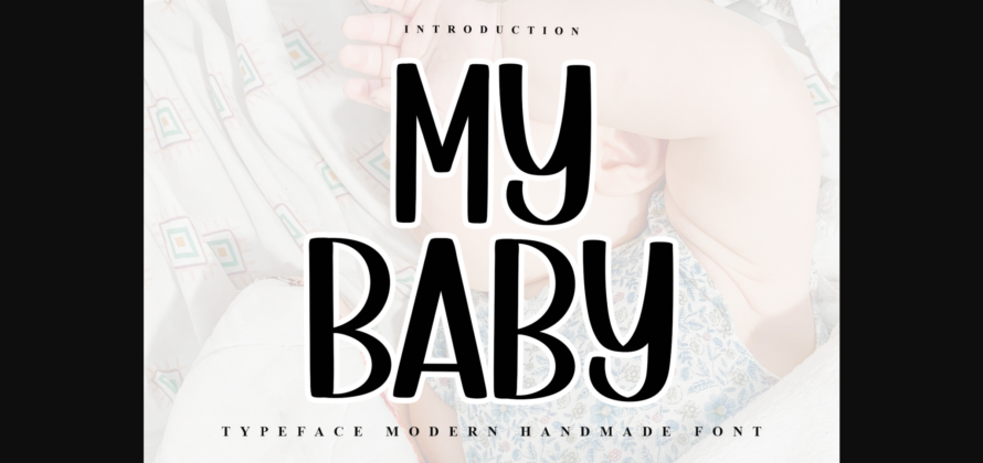 My Baby Font Poster 1